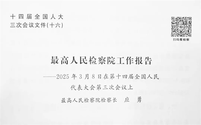 【极目新闻】扫码看最高检工作报告：5分钟AI视频浓缩万字报告让公平正义“触手可及”(图1)